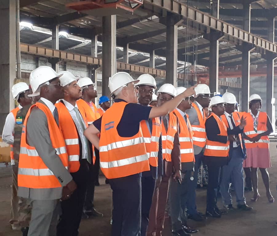 Hugues MBADINGA MADIYA y effectue sa première visite officielle à la ZES de Nkok